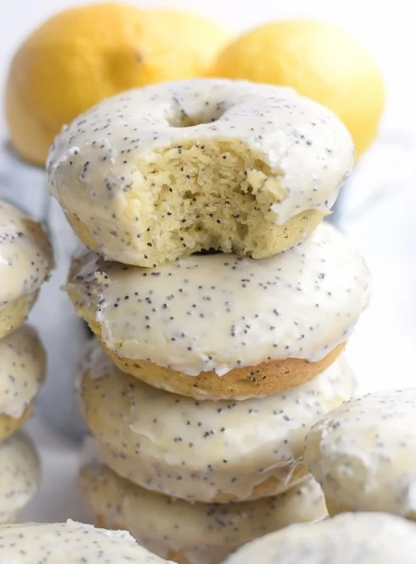 Baked Lemon Poppy Seed Donuts + Video