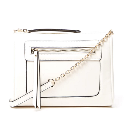 Forever 21 zipped Faux Leather Crossbody