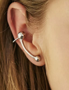 Forever 21 bauble ear cuff