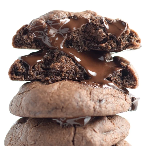 No-Butter Double Chocolate Chip Cookies