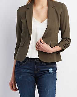 Charlotee Russe cotton blazer