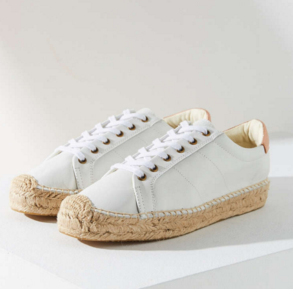 Soludos Leather Platform Sneaker