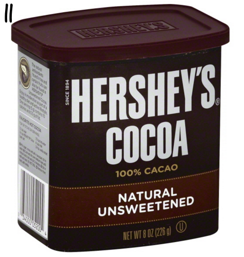 Hershey's unsweetened cocoa powder