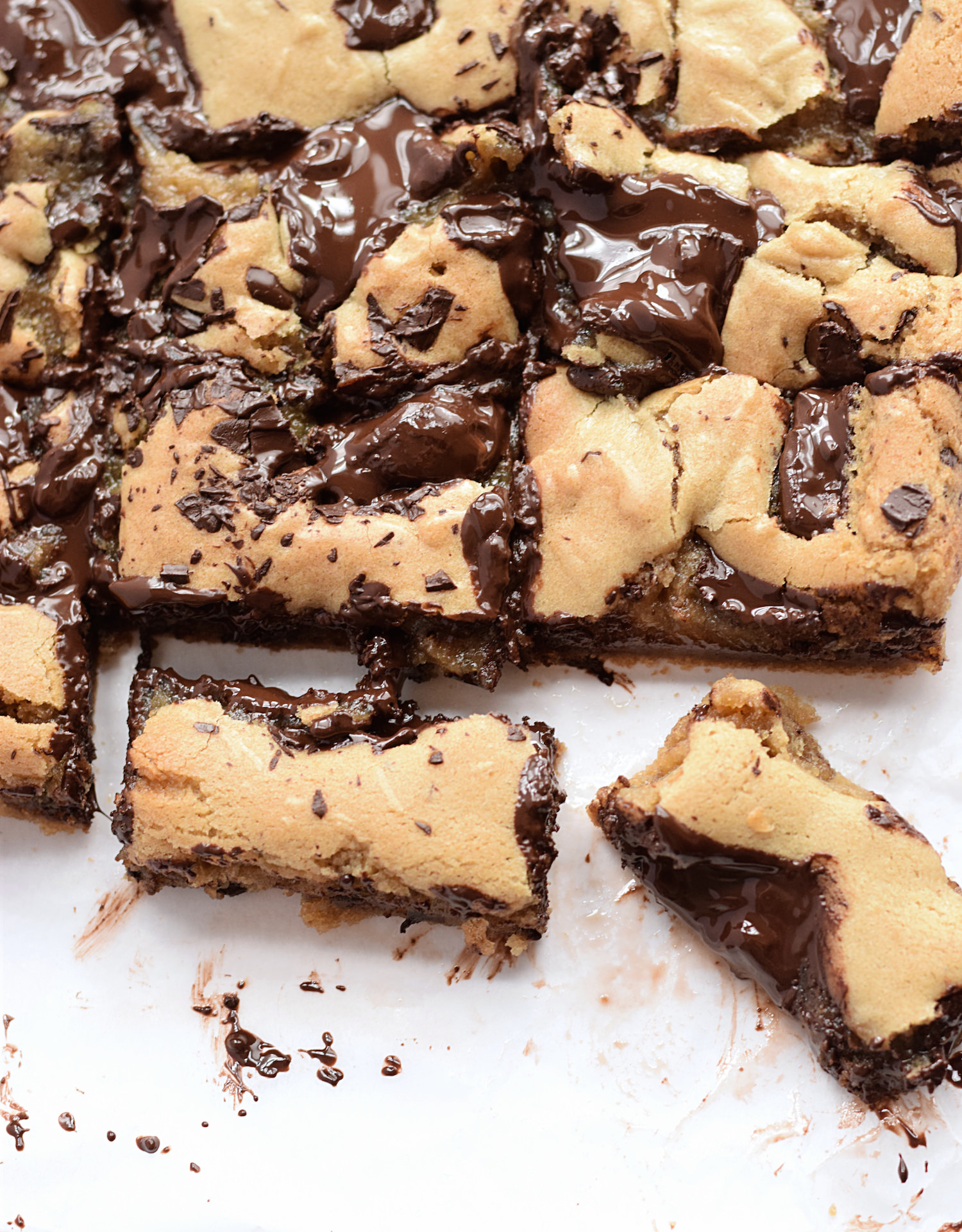 The Best No-Butter Chocolate Chip Bars