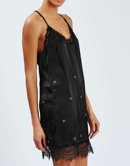 Embroidered Slip Dress by Native Rose