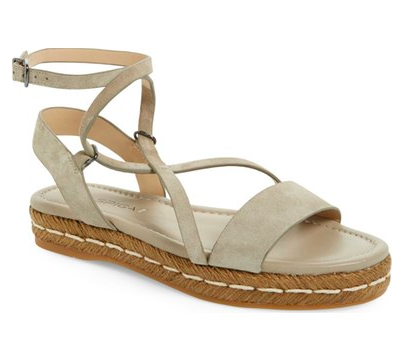 Via Spiga 'Laney' Wraparound Lace Sandal 