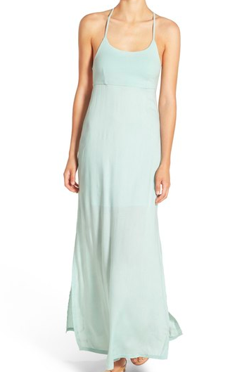 RVCA 'Kambria' Strappy Maxi Dress