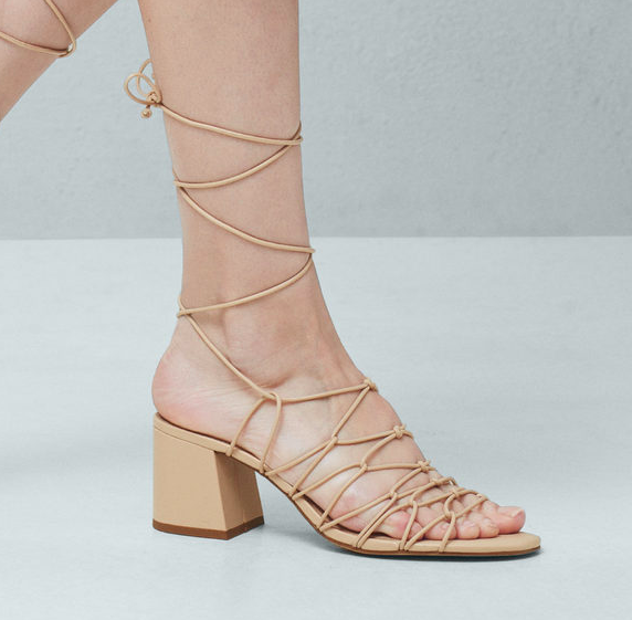 Mango Strap cord sandals