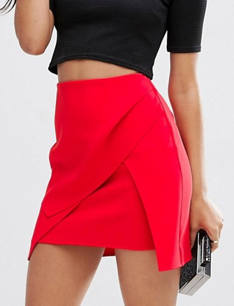 ASOS Premium Layered Mini Skirt