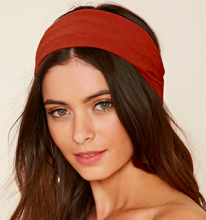 Forever 21 Ruched Woven Headwrap