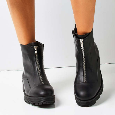 Modern Zip Moto Boot