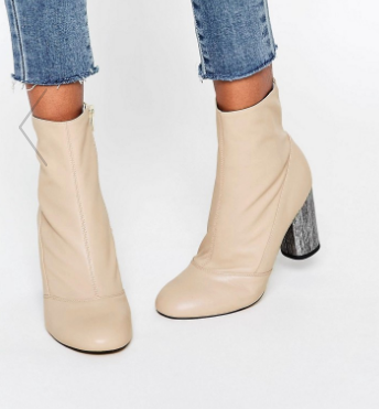 ASOS ELIXIR Leather Sock Boots