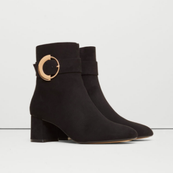 Mango Decorative buckle boots