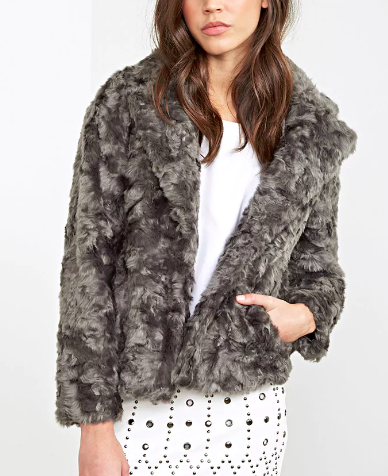 Forever 21 Boxy Faux Fur Jacket