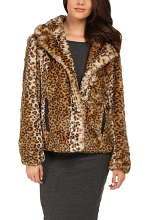 Via Spiga Faux Fur Jacket