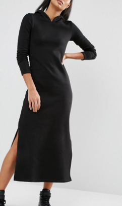 Nocozo Long Sleeve Maxi Dress With Hood