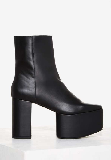 Jeffrey Campbell Marcade Platform Leather Bootie