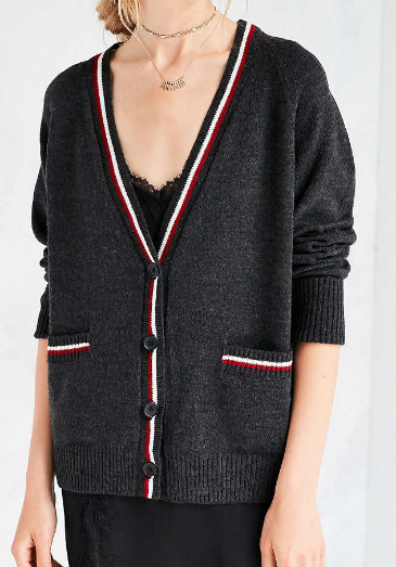 Cooperative Varsity Stripe Cardigan