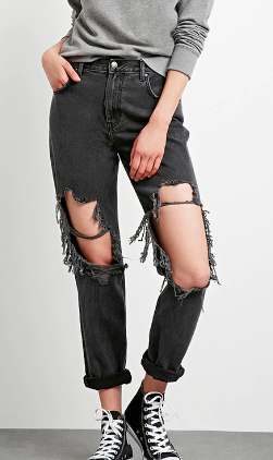 Forever 21 Destroyed Boyfriend Jeans