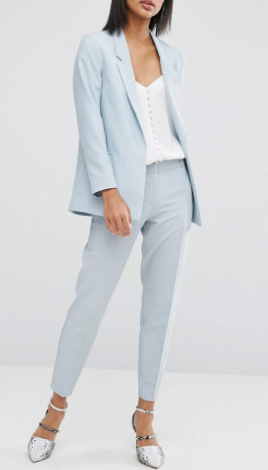 ASOS Ankle Grazer Cigarette Trousers in Crepe NEW FIT