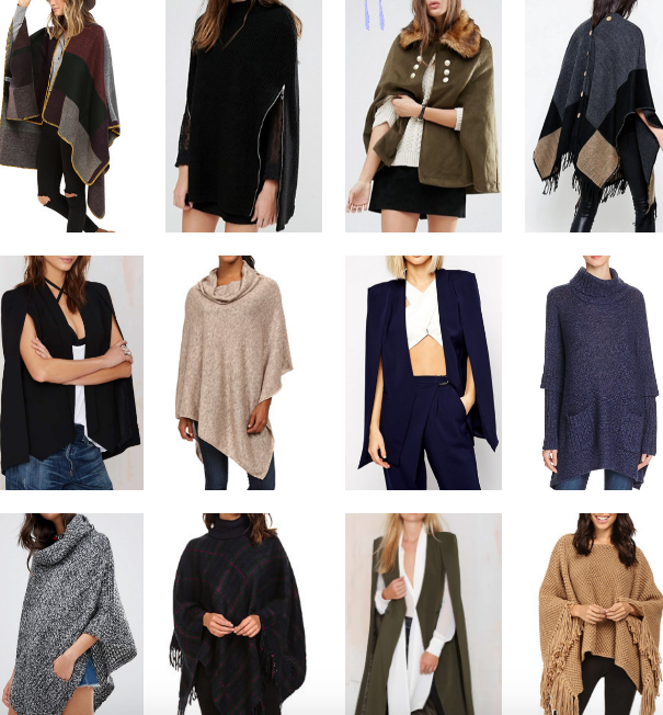 So Many Wraps, Capes, and Ponchos | Truffles and Trends