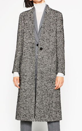 Zara wool maxi coat