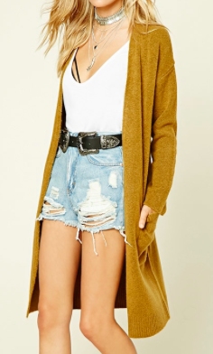 Forever 21 Wool-Blend Sweater Cardigan