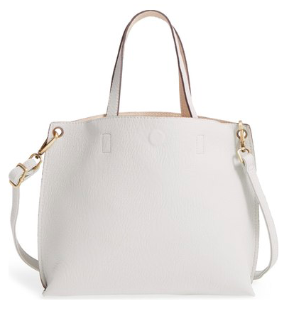 Street Level Reversible Faux Leather Tote