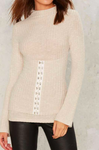 Lavish Alice Hook So Perfect Ribbed Top