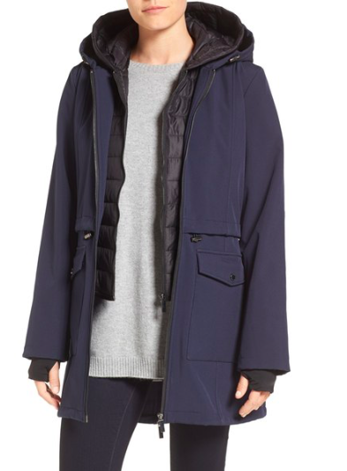 Three-Quarter Anorak with Removable Bib  FRENCH CONNECTION