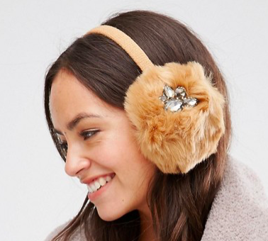 Alice Hannah Gem Fur Earmuffs