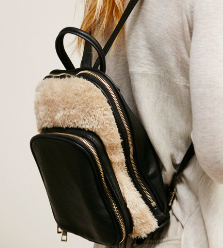 Gracie Roberts Lyra Faux Fur Backpack