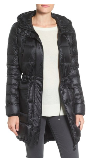 Packable Down & PrimaLoft® Fill Hooded Coat  BERNARDO