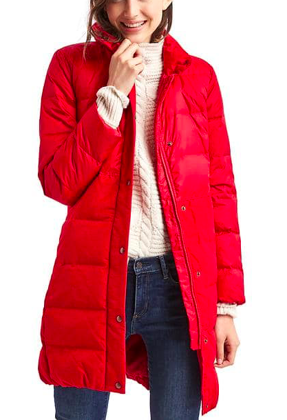 GAP Long down puffer coat