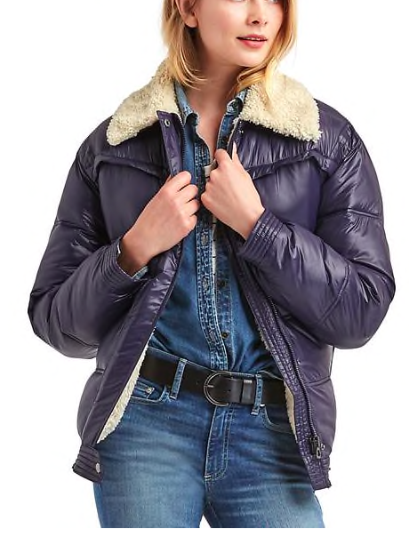ColdControl Max sherpa-lined puffer jacket