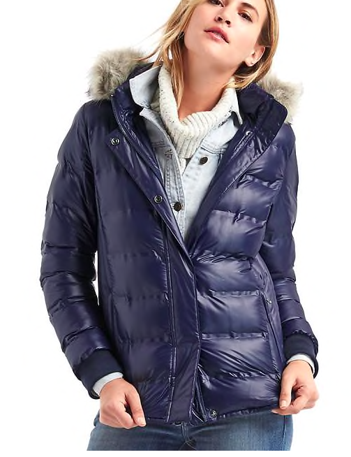 ColdControl Lite metallic ski puffer jacket