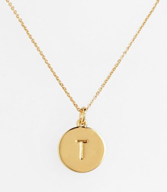 kate spade new york 'one in a million' initial pendant necklace