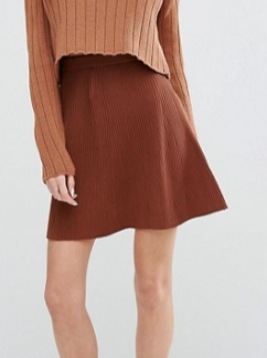 Missguided Knitted Skater Skirt