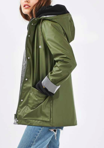 Topshop rain mac