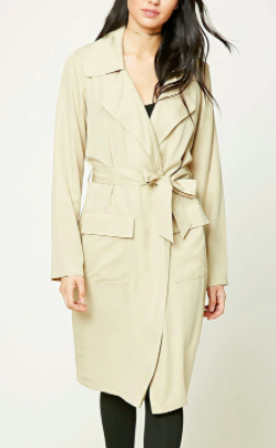 Forever 21 Belted Trench Jacket