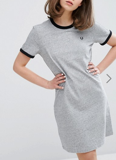 Fred Perry Authentic Ringer T Shirt Dress