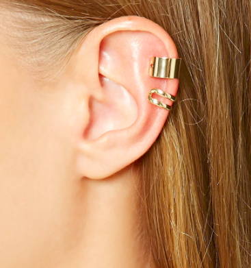 Forever 21 Cutout Ear Cuff Set