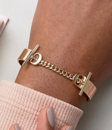 ASOS Toggle Chain Cuff Bracelet