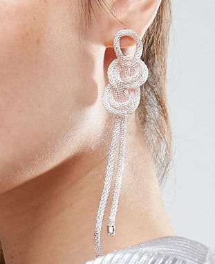 ASOS Knot Chain Earrings