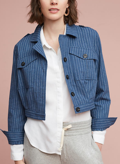 Moon River Cam Striped Jacket