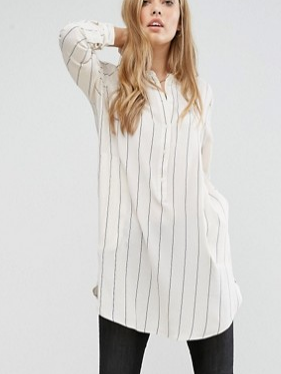 J.D.Y Stripe Tunic with Pockets