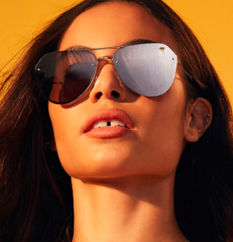 MELT Glossy Aviator Sunglasses