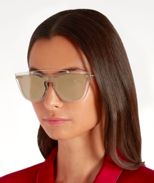 VALENTINO  Rockstud-embellished D-frame sunglasses