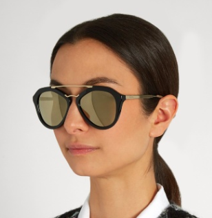 PRADA EYEWEAR  Aviator acetate sunglasses