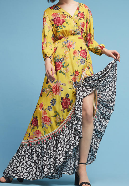 Farm Rio Sunlit Floral Maxi Dress